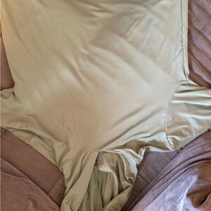 Lot of Two - Spyder Olive Green and Dark Blue Hooded Workout Shirts - Longsleeve